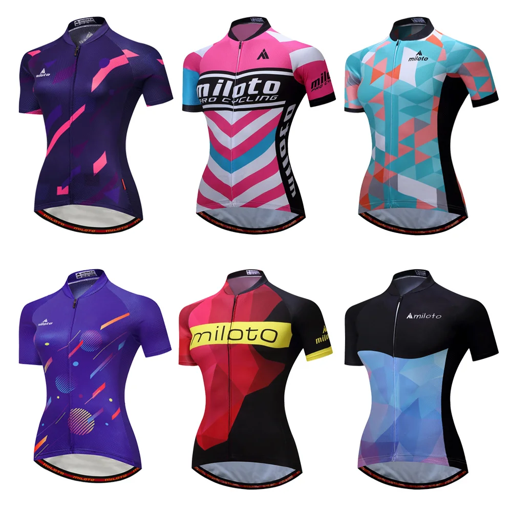 Cycling Gear Ladies - MILOTO 2025 Women's Fashion Short Sleeve
