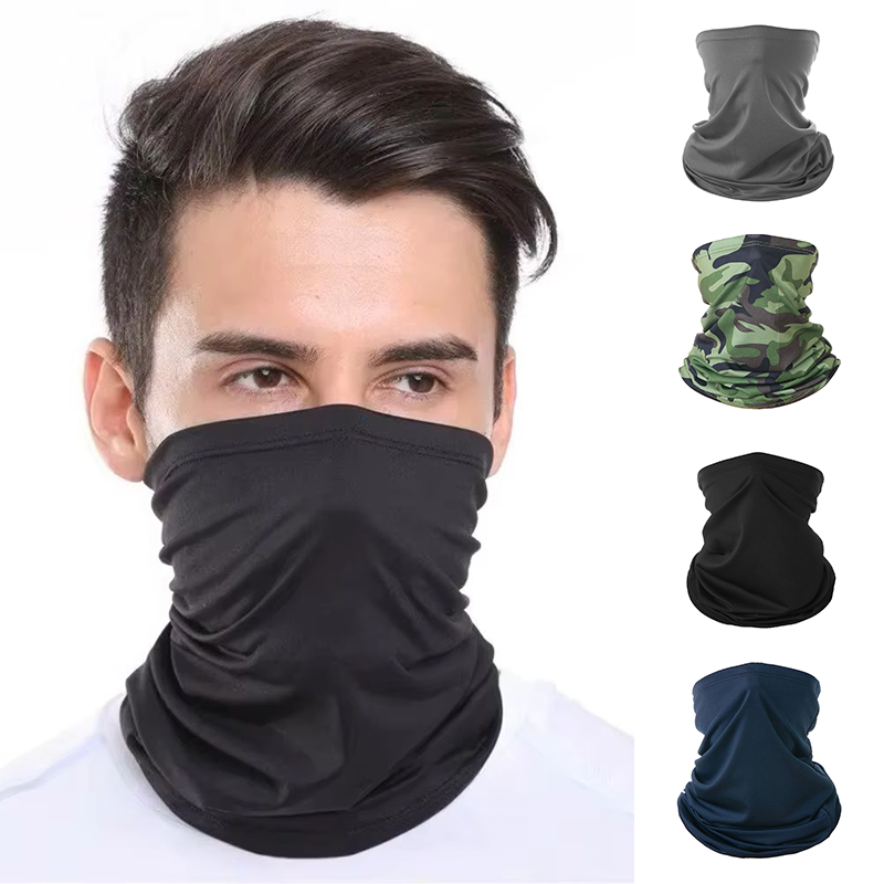 Cycling Buff Neck Warmer - Outdoor Bandana Man Seamless Balaclava Buffs