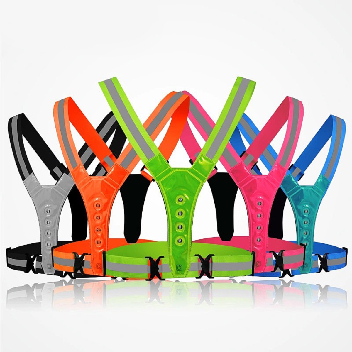 Cycling Gear Ladies - Adjustable LED Running & Cycling Safety