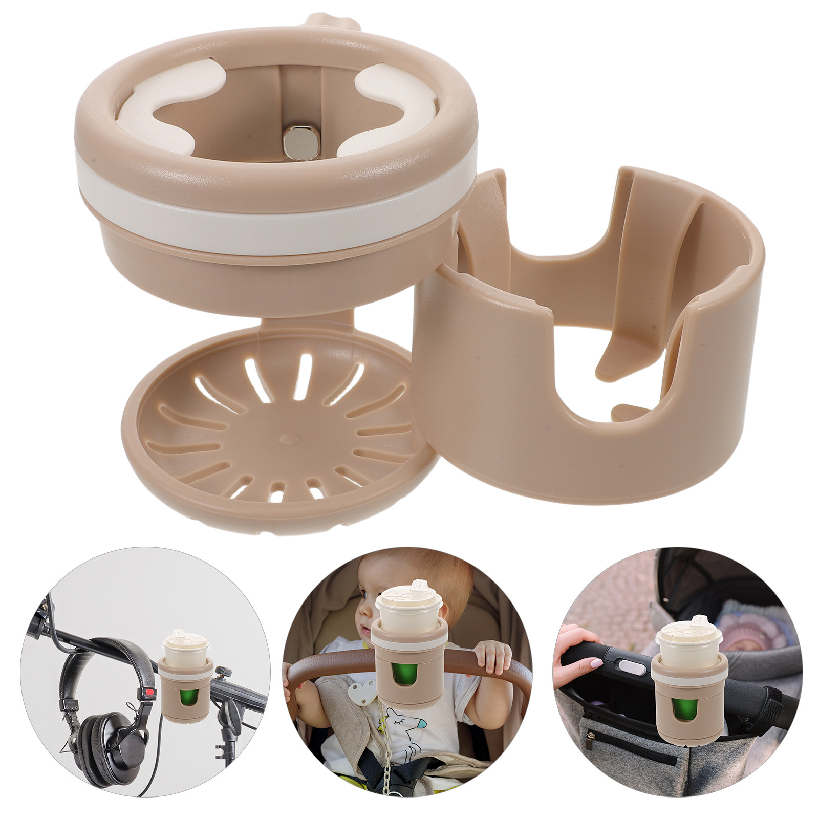 Water Bottle Holder - Mic Stand Cup Holder Adjustable Clamp
