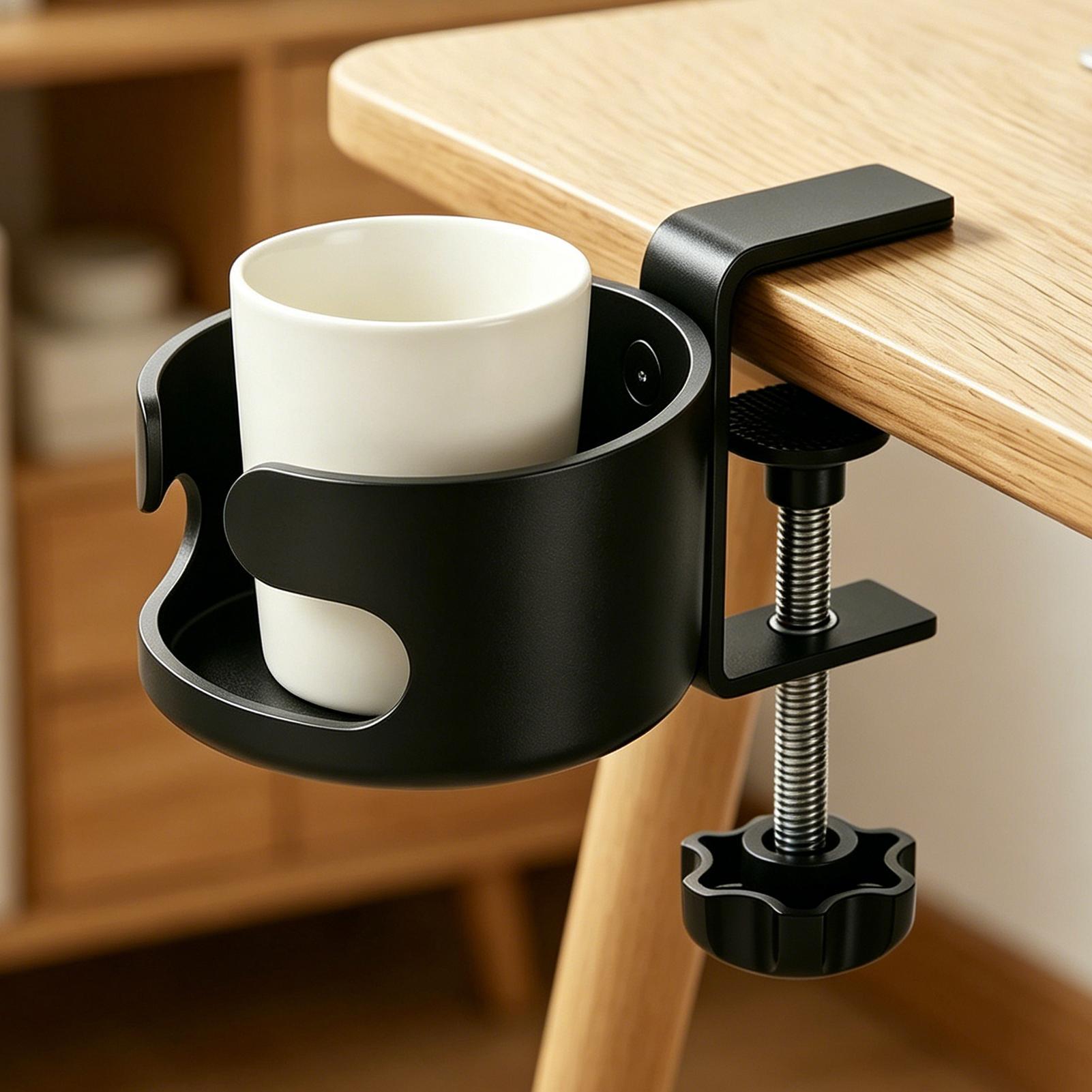 Water Bottle Holder - Desk Cup Holder Adjustable Drink Stand