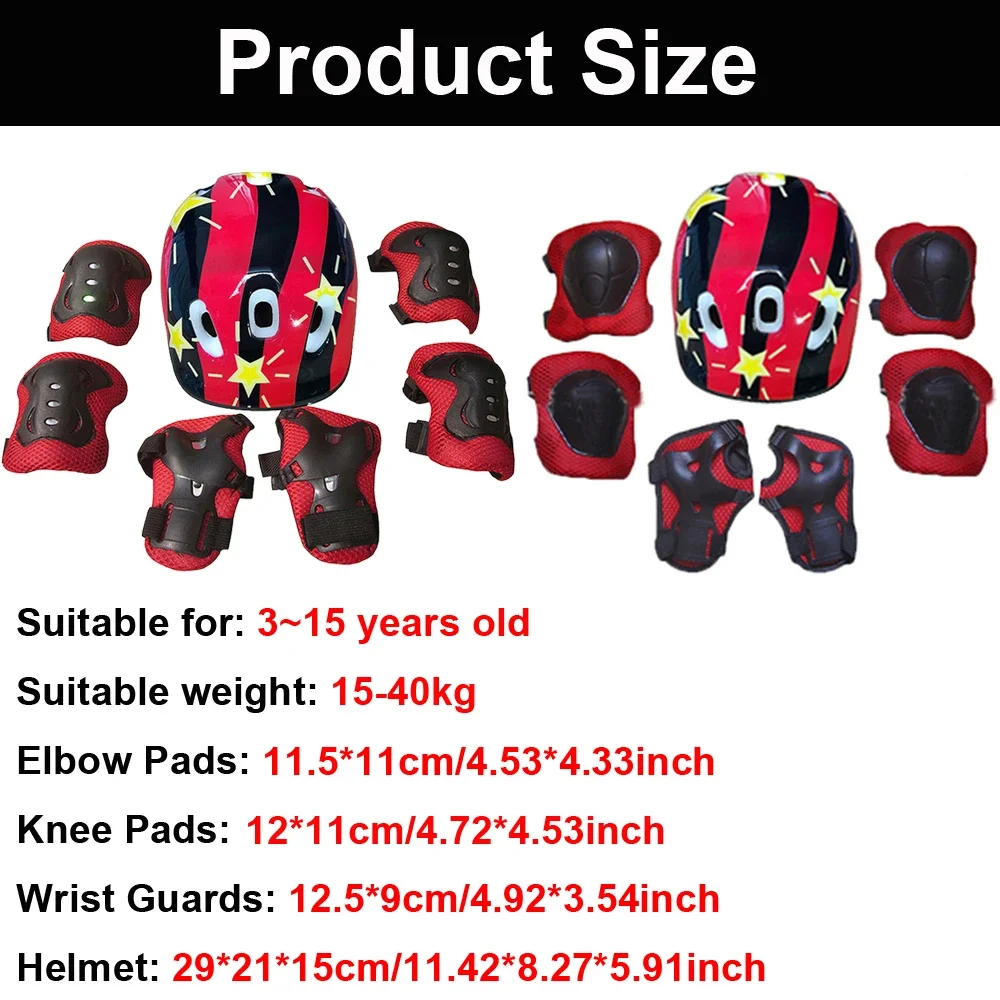 Adjustable Kids Helmet and Kne - Cycling Protective Gear For Kids recension och pris