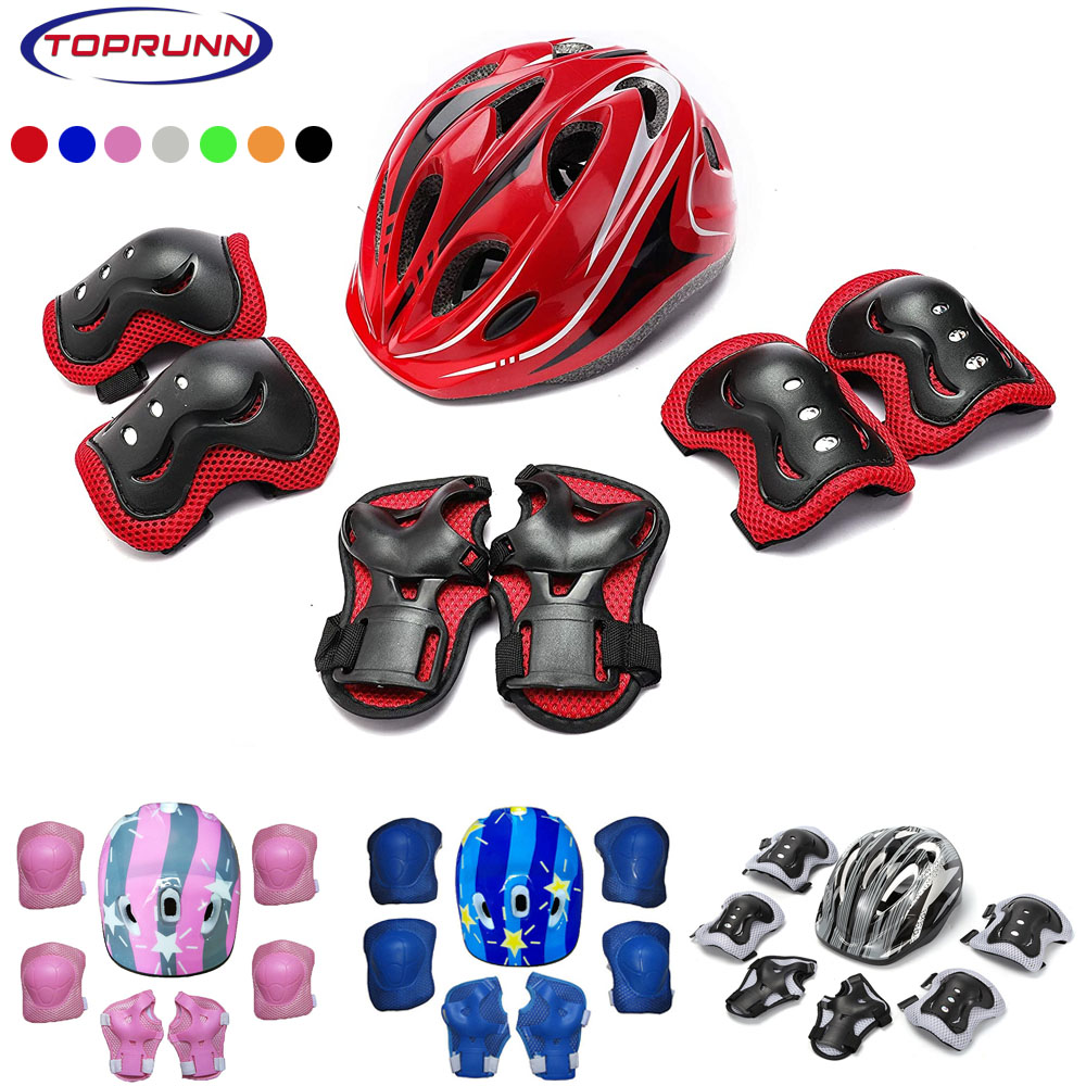 Kids Bike Helmet Knee Elbow Wr - Cycling Protective Gear For Kids recension och pris