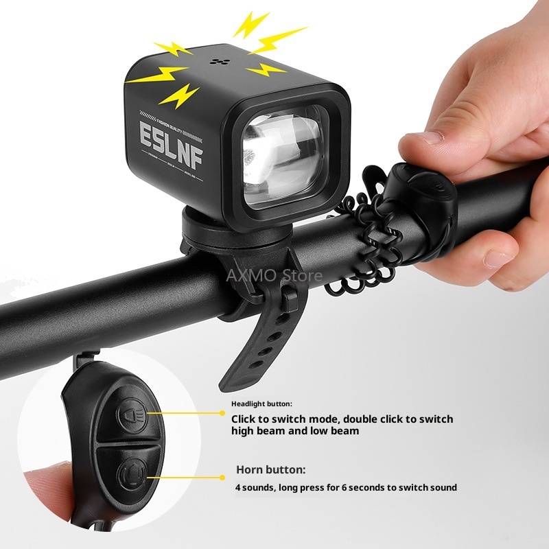 Rechargeable Horn Bike Headlig - Road Cycling Essential Gear recension och pris