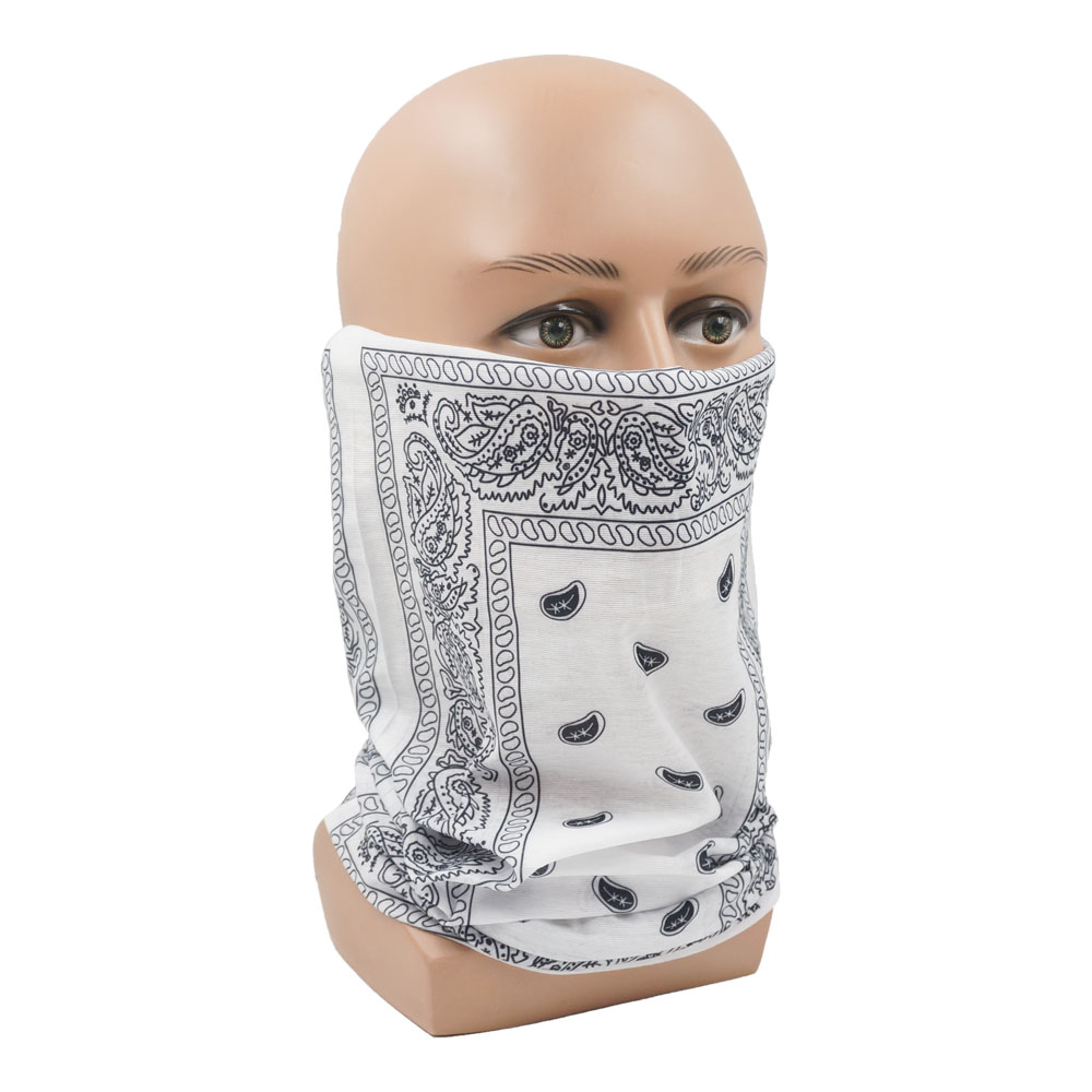 White Paisley Neck Gater Tube  - Cycling Gear Women recension och pris