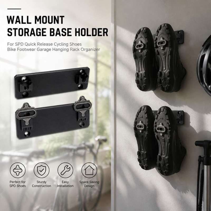 Wall Mount Storage Base Holder - Cycling Gear Organizer Wall recension och pris