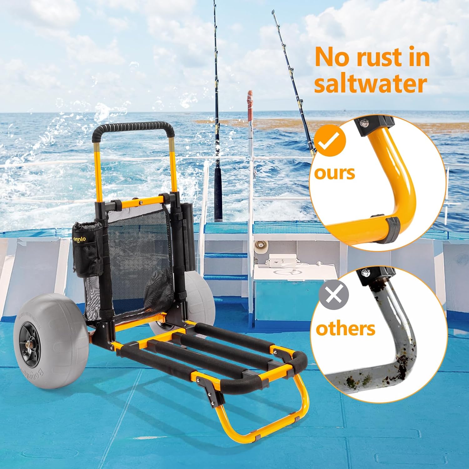 Bonnlo Beach Fishing Cart, Bea - Water Bottle Holder recension och pris