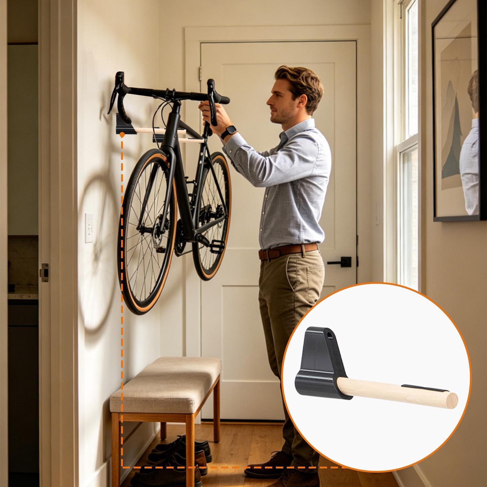 Wall-Mounted Bike Rack-Horizon - Cycling Gear Organizer Wall recension och pris