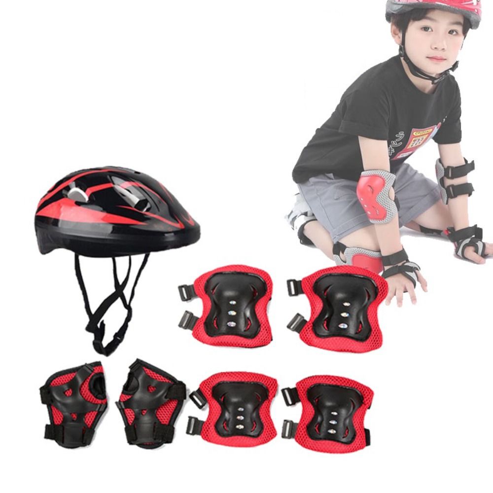 Kids Helmet Knee Elbow Pads Wr - Cycling Protective Gear For Kids recension och pris