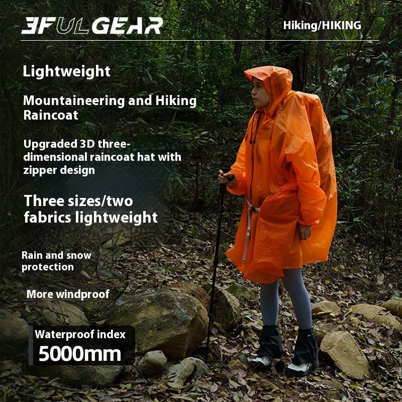 3F UL GEAR Zipper Raincoat 15D - Cycling Gear Ladies recension och pris