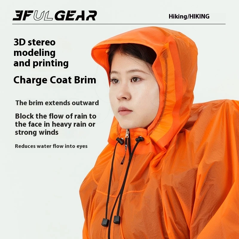 3F UL GEAR Zipper Raincoat 15D - Cycling Gear Ladies recension och pris