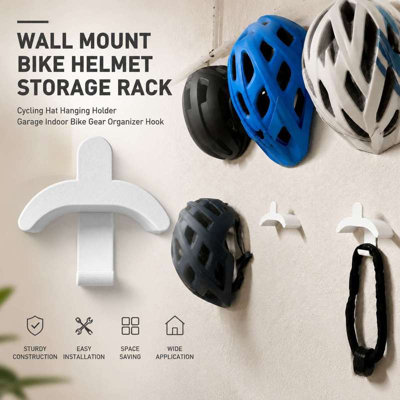 Wall Mount Bike Helmet Storage - Cycling Gear Organizer Wall recension och pris