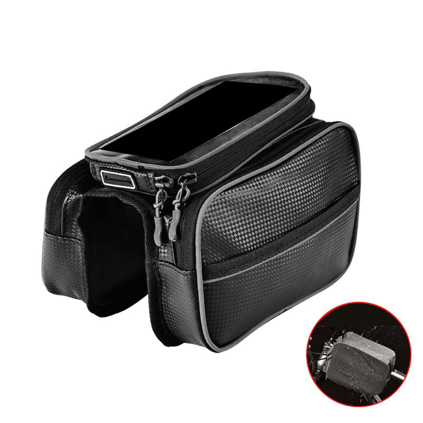 Cycling Front Frame Tube Bag f - Road Cycling Essential Gear recension och pris