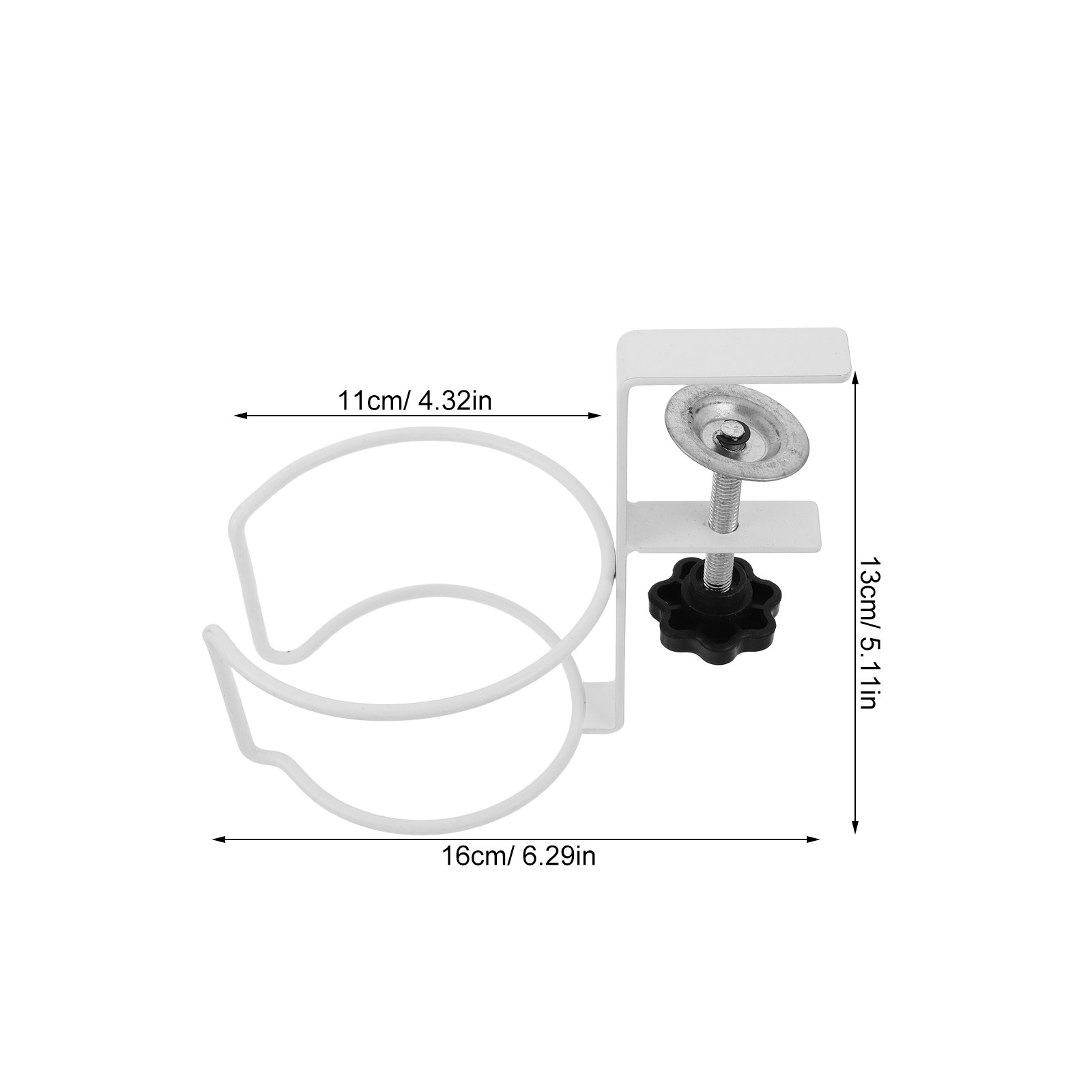Desk Cup Holder Black Clamp Si - Water Bottle Holder recension och pris