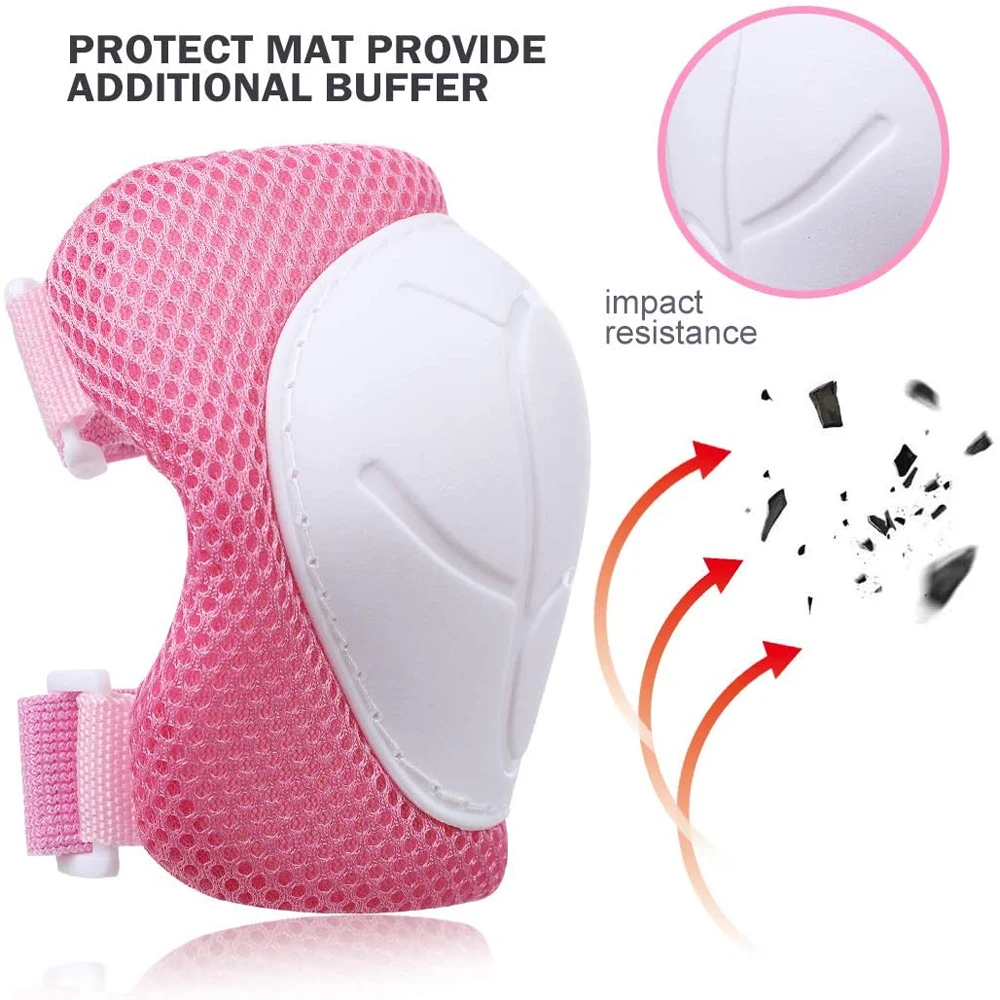 GOMOREON 6Pcs/Set Kids Knee Pa - Cycling Protective Gear For Kids recension och pris