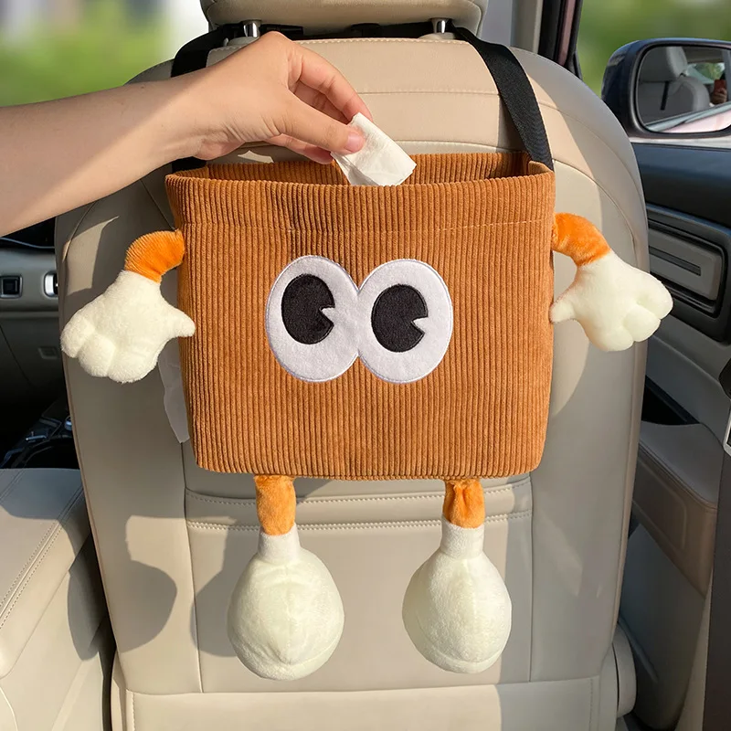 Car Trash Can Bin Cartoon Eye  - Water Bottle Holder recension och pris
