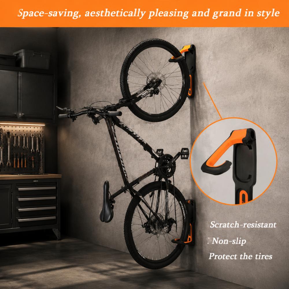 DOMEN Bicycle Wall Mount Rack  - Cycling Gear Organizer Wall recension och pris
