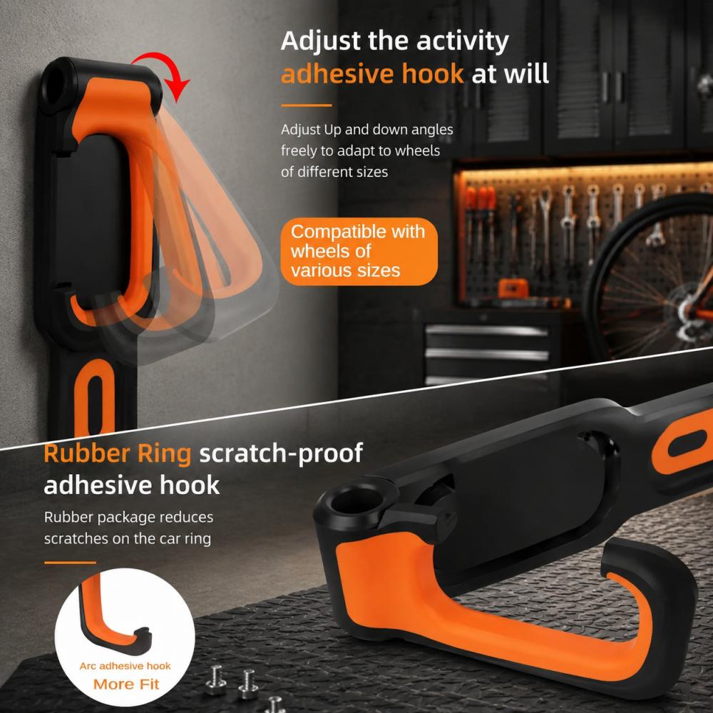 DOMEN Bicycle Wall Mount Rack  - Cycling Gear Organizer Wall recension och pris