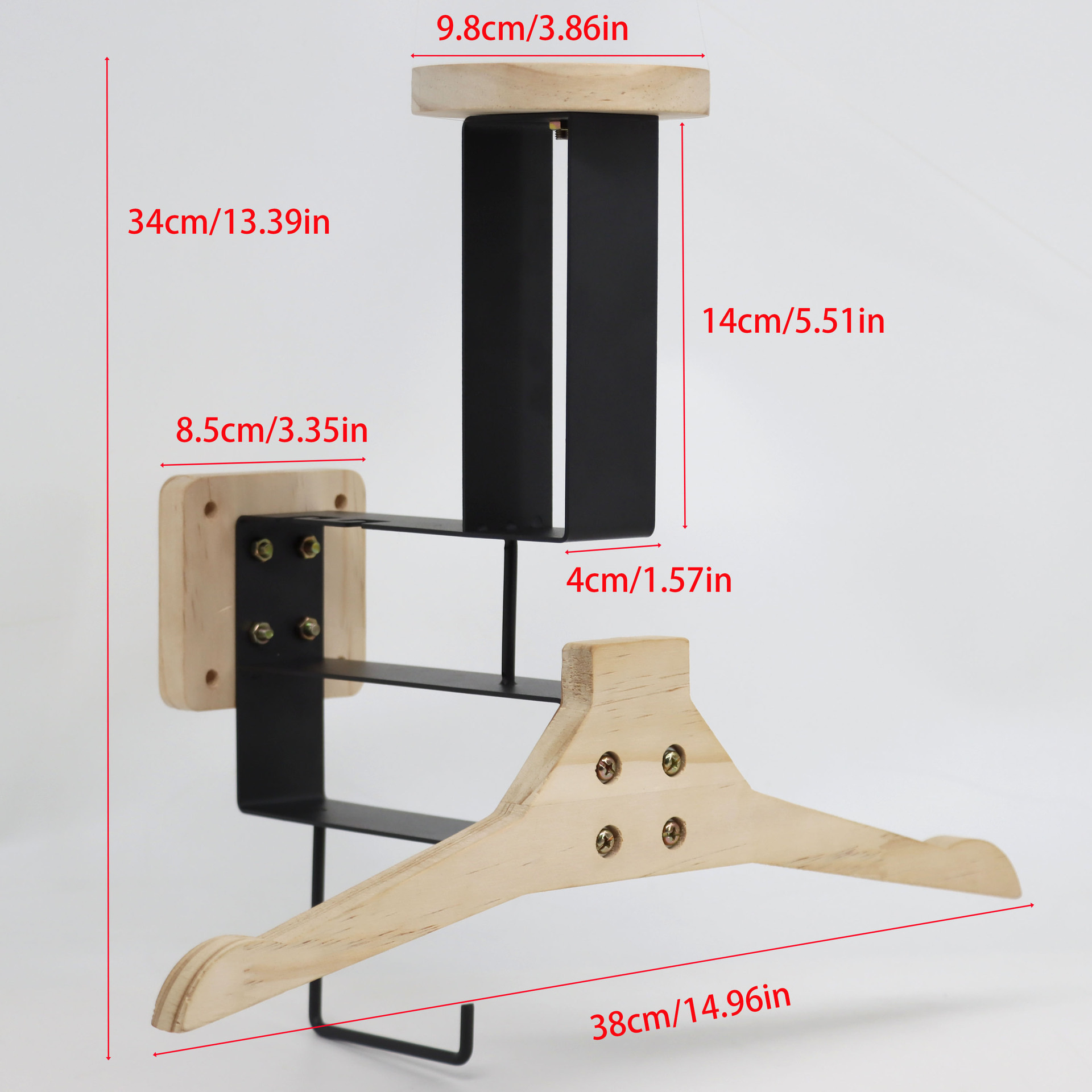 Stainless Steel Wall Mount Mot - Cycling Gear Organizer Wall recension och pris