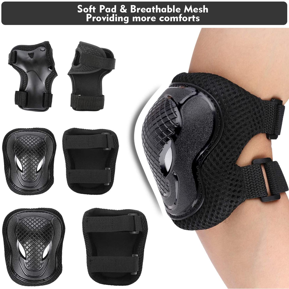 GOMOREON 6Pcs/Set Kids Safety  - Cycling Protective Gear For Kids recension och pris