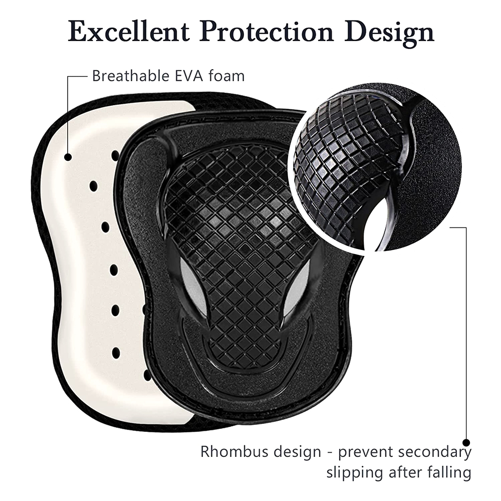 GOMOREON 6Pcs/Set Kids Safety  - Cycling Protective Gear For Kids recension och pris