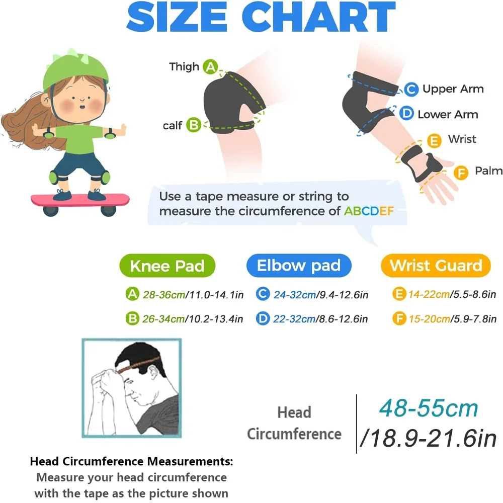Kids Bike Helmet Knee Elbow Wr - Cycling Protective Gear For Kids recension och pris