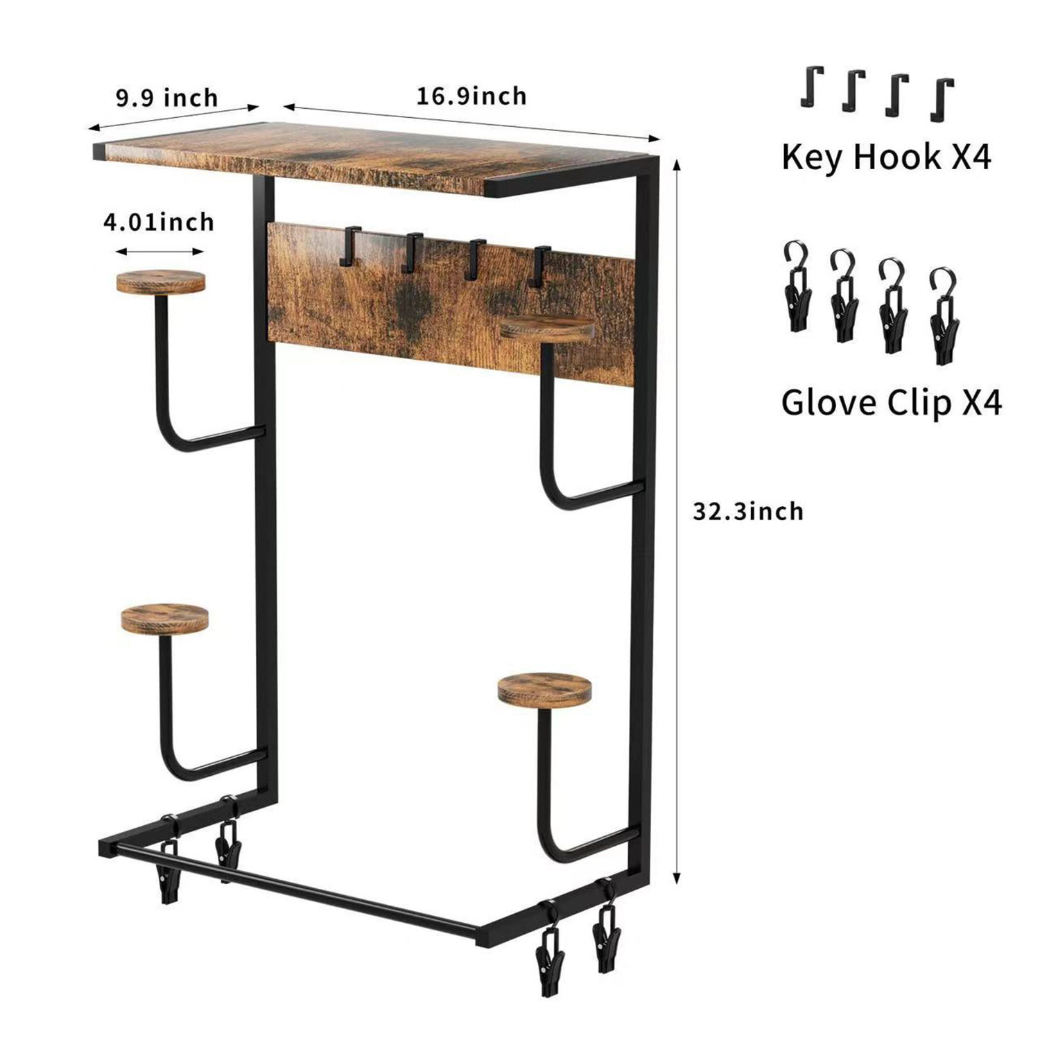 Motorcycle Helmet Holder, Wall - Cycling Gear Organizer Wall recension och pris