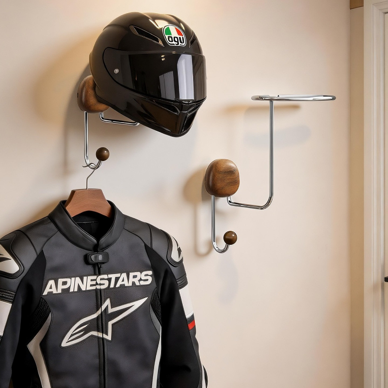 Wall Mount Helmet Storage Rack - Cycling Gear Organizer Wall recension och pris