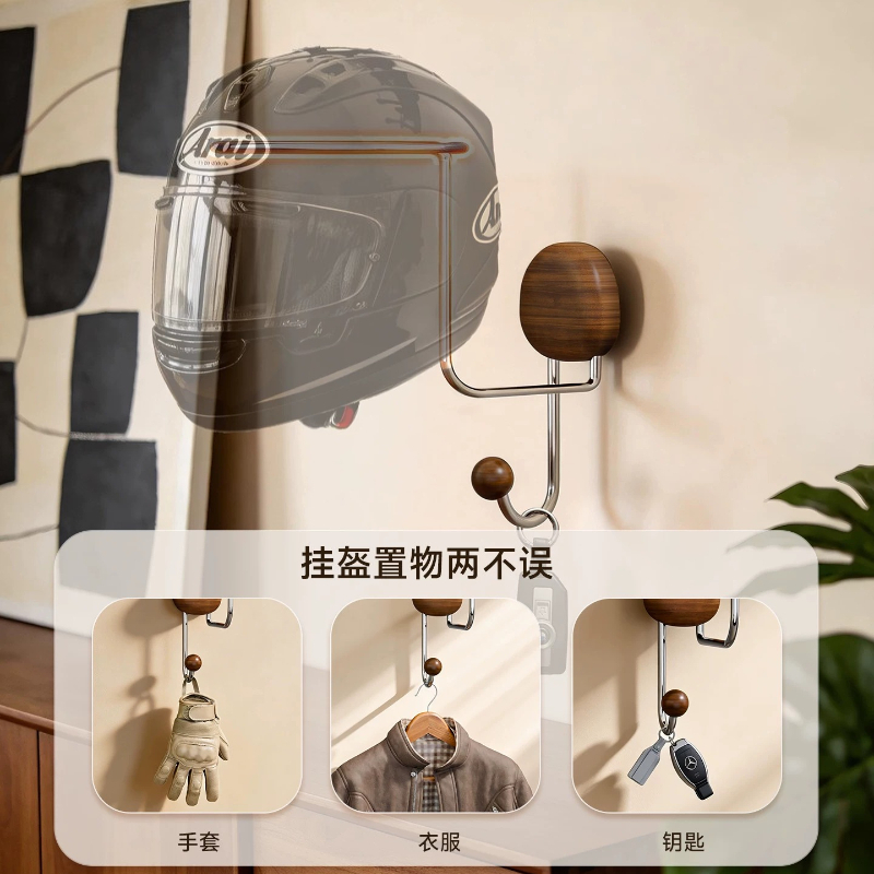 Wall Mount Helmet Storage Rack - Cycling Gear Organizer Wall recension och pris