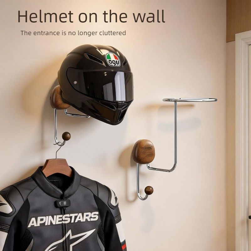 Wall Mount Helmet Storage Rack - Cycling Gear Organizer Wall recension och pris