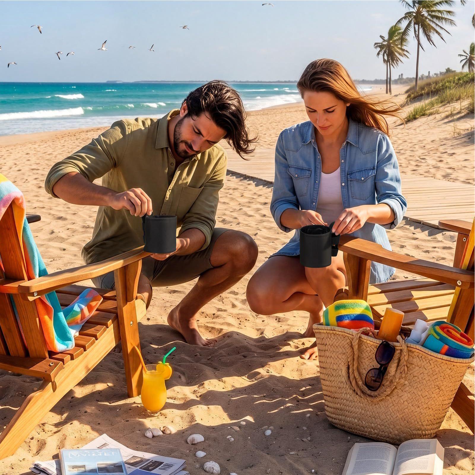 Beach Chair Cup Holder 600d Ox - Water Bottle Holder recension och pris