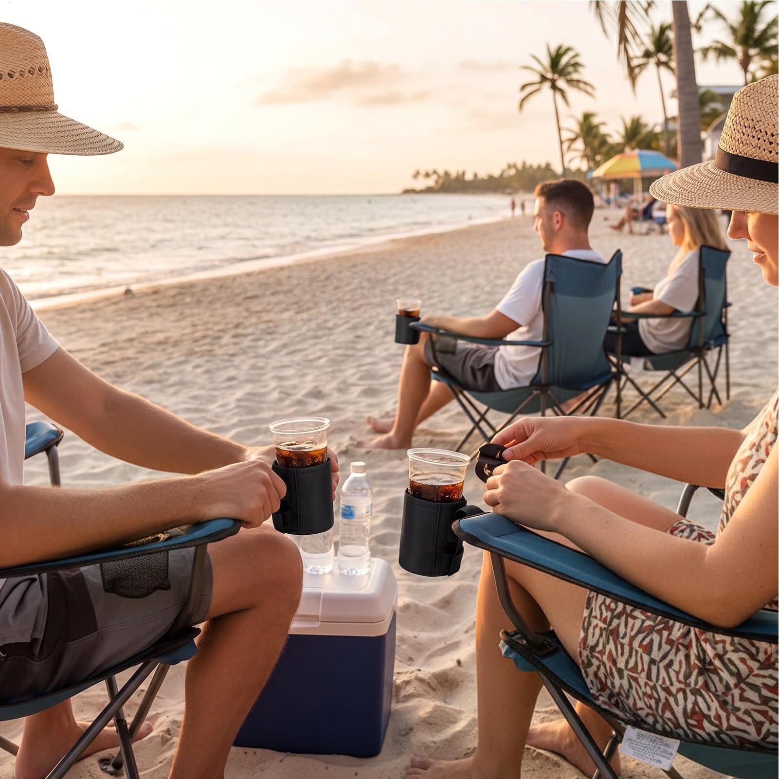 Beach Chair Cup Holder 600d Ox - Water Bottle Holder recension och pris