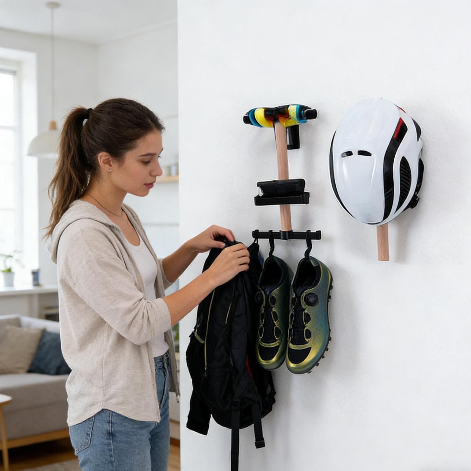 Bicycle Wall Storage rack 1 Se - Cycling Gear Organizer Wall recension och pris
